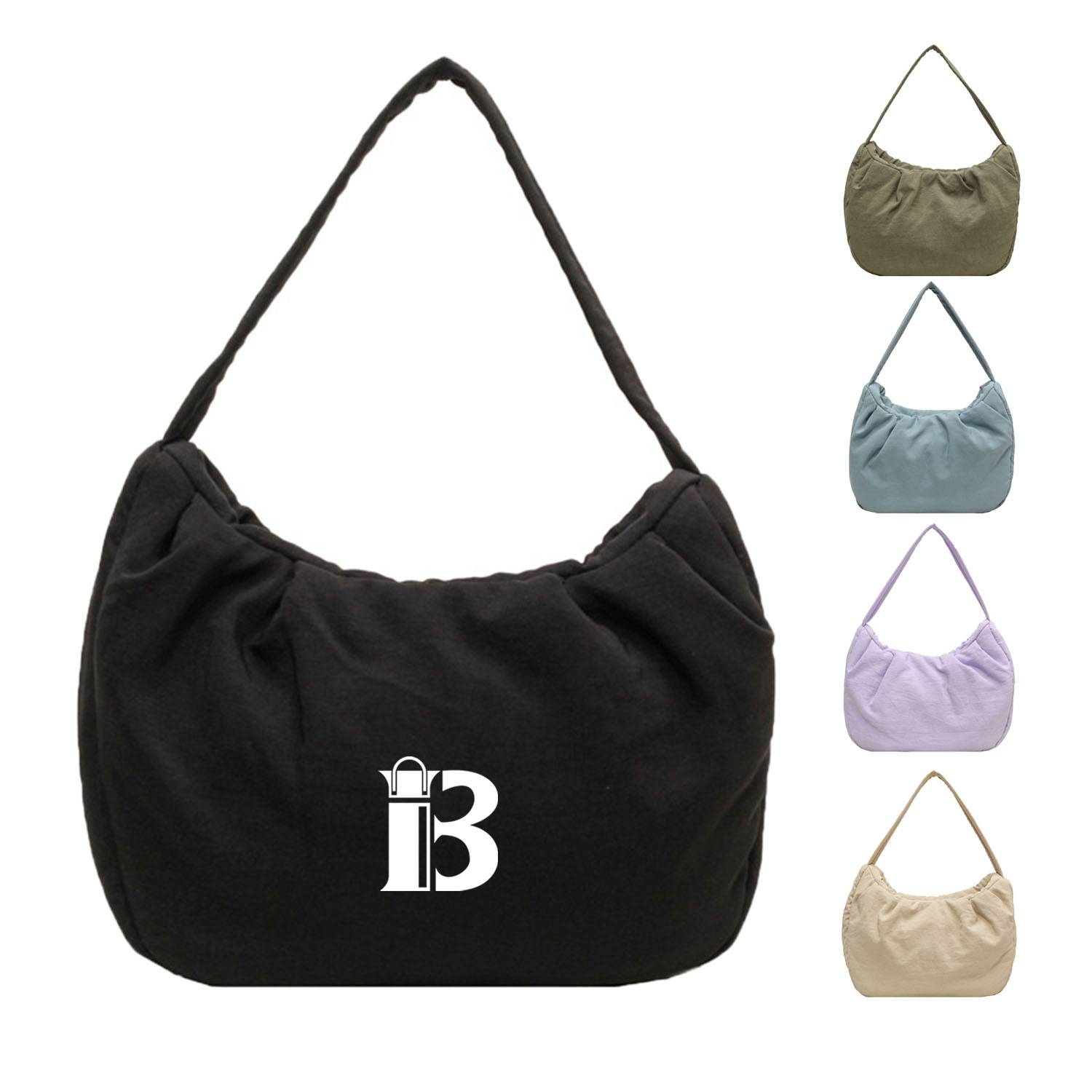 Nylon Wrinkle Candy Underarm Tote Bag 2
