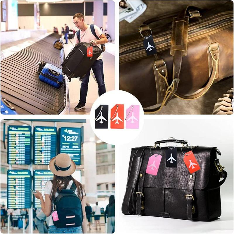 Silicone Travel Luggage Tag w/Name ID Card 2