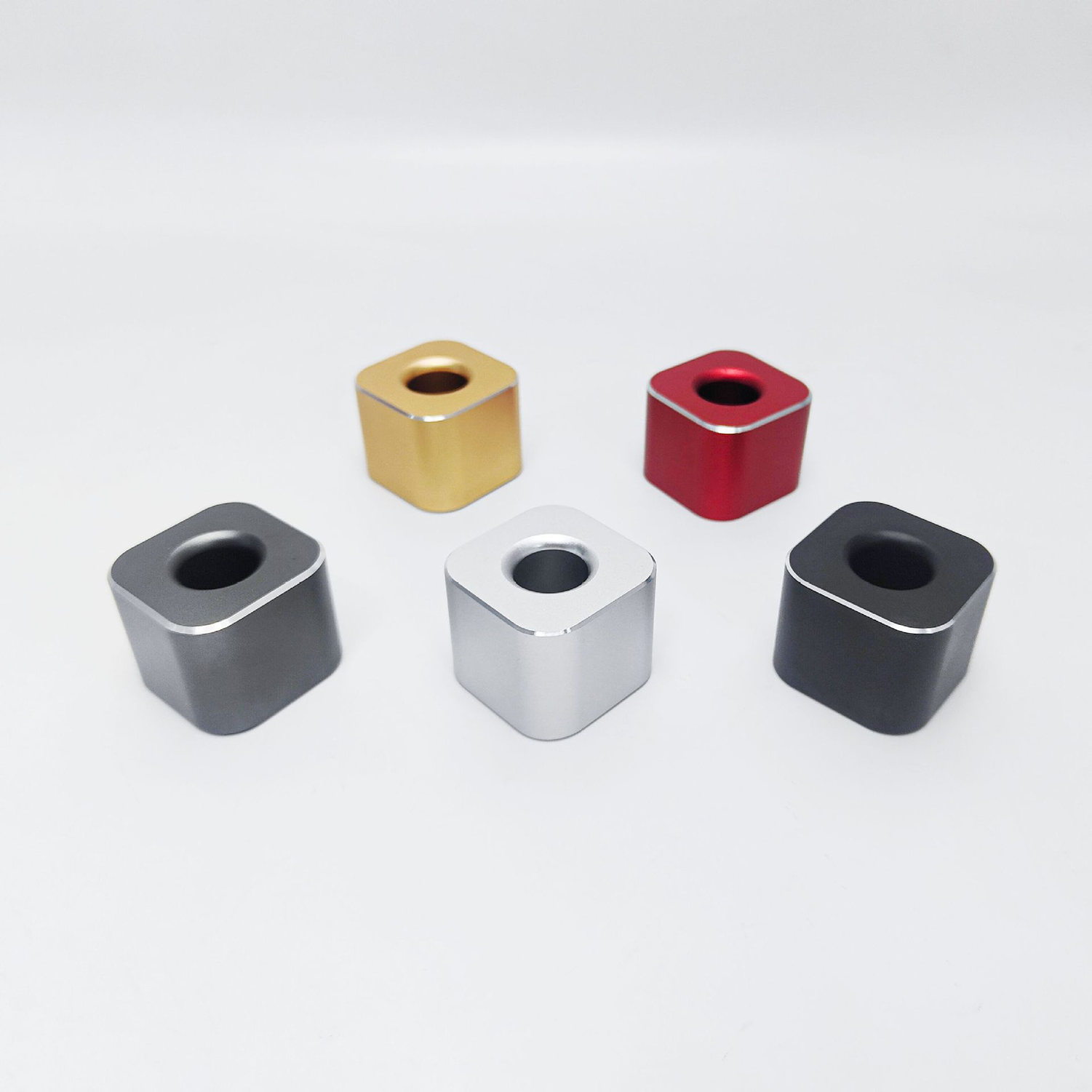 Metal Square Aluminum Pen Holder 4