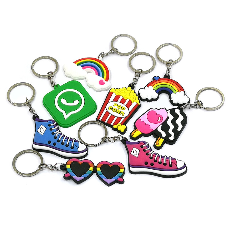 Custom Logo and Shape PVC Keychain 10