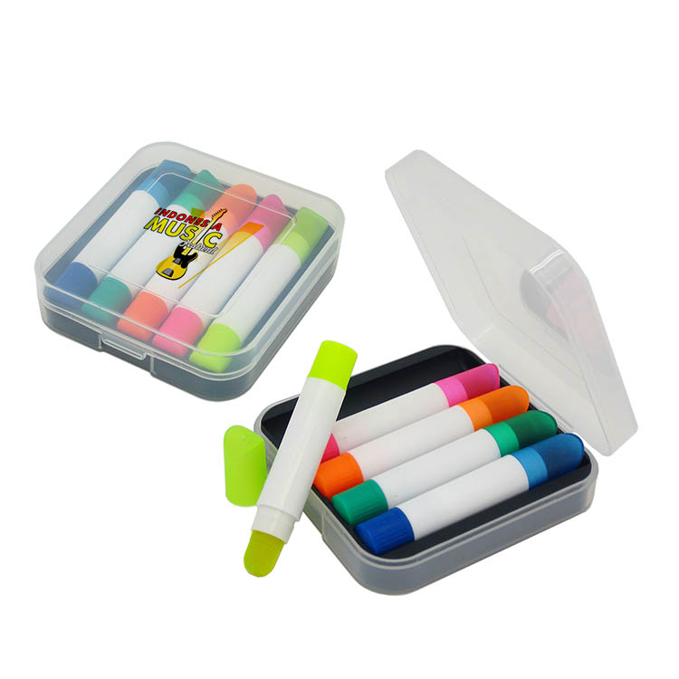 5 Color Set Twist Wax Highlighter with Case 2