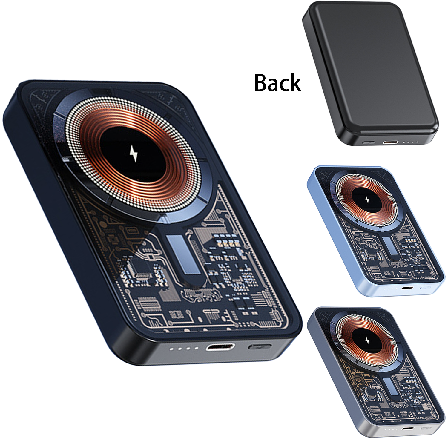 5000 mAh Portable Magnetic Wireless Fast Charging Power Bank 2