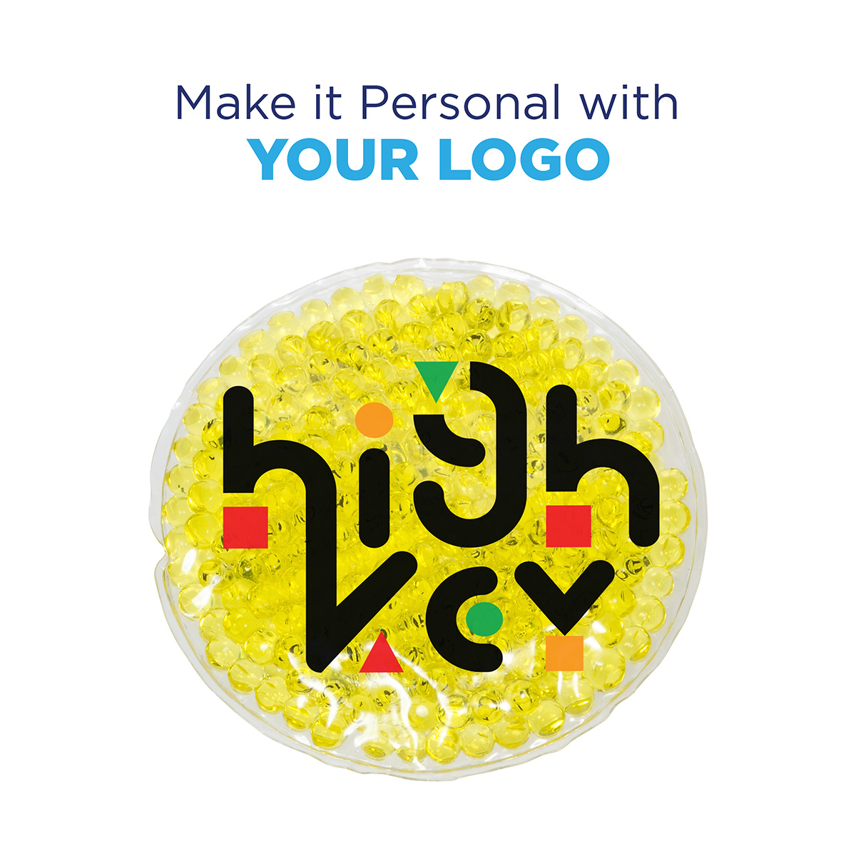 Full-Color Round Aqua Pearls™ Hot/Cold Pack 51