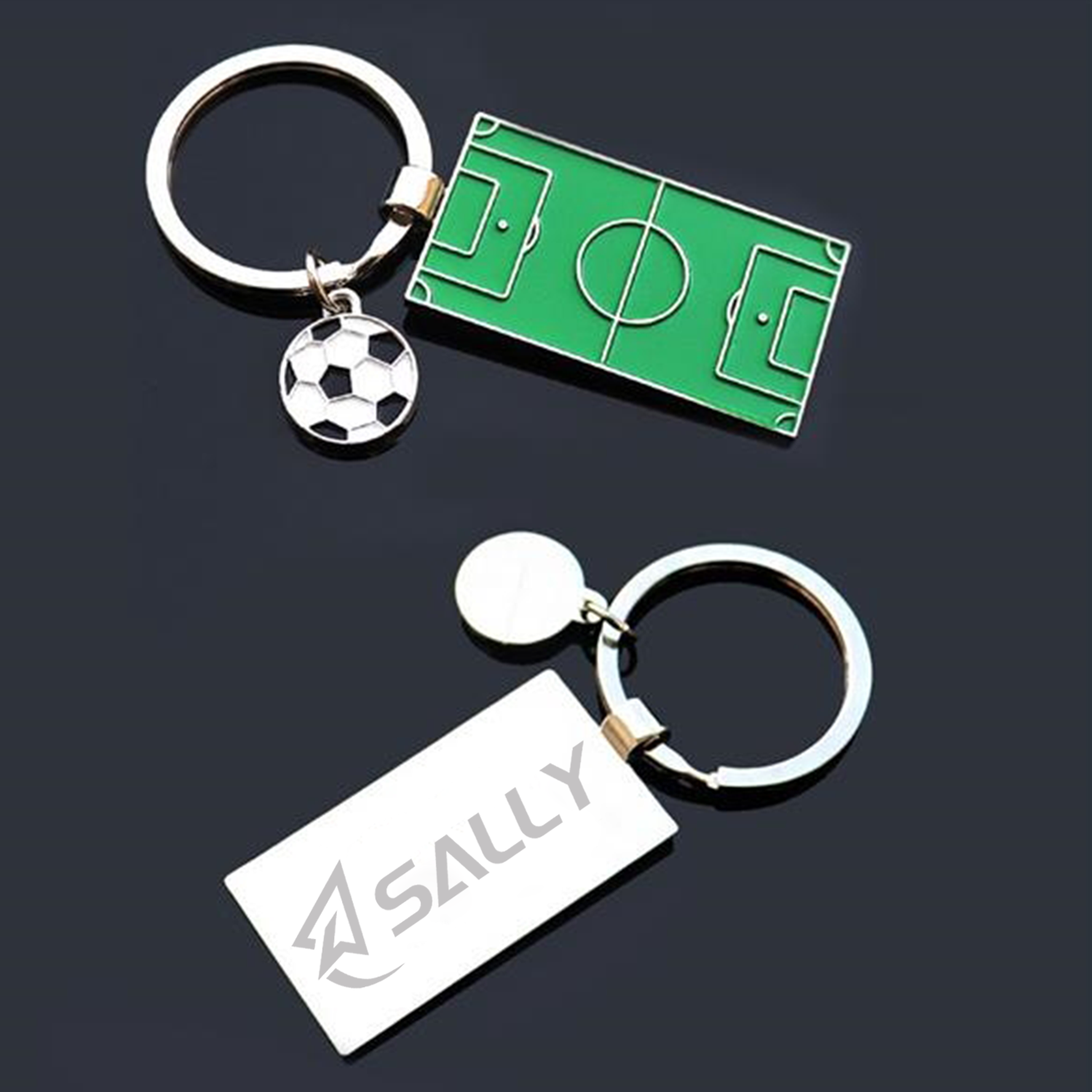 Soccer Stadium Shaped Key Chain 1