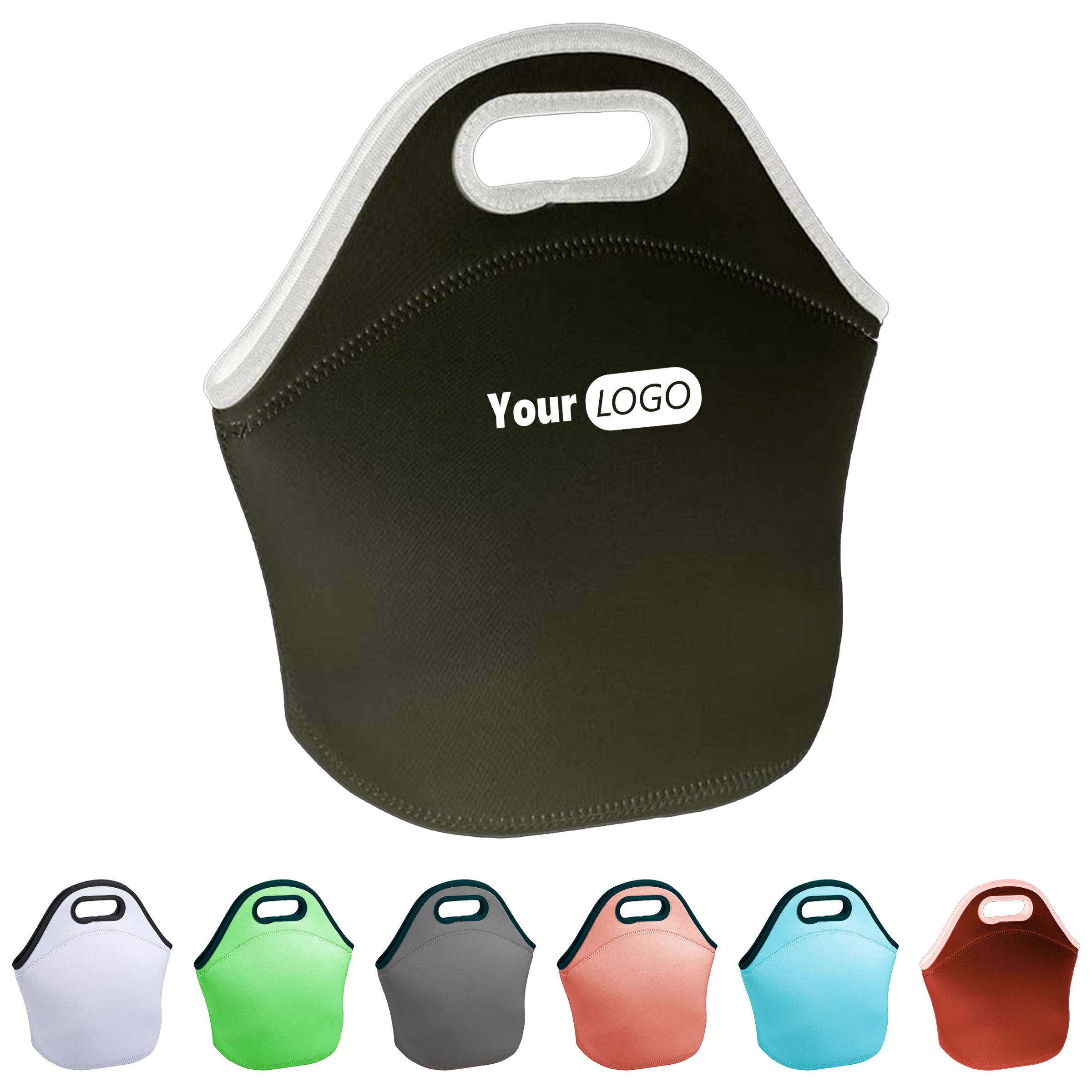 Neoprene Portable Lunch Bag ?C Easy To Carry And Spacious 2