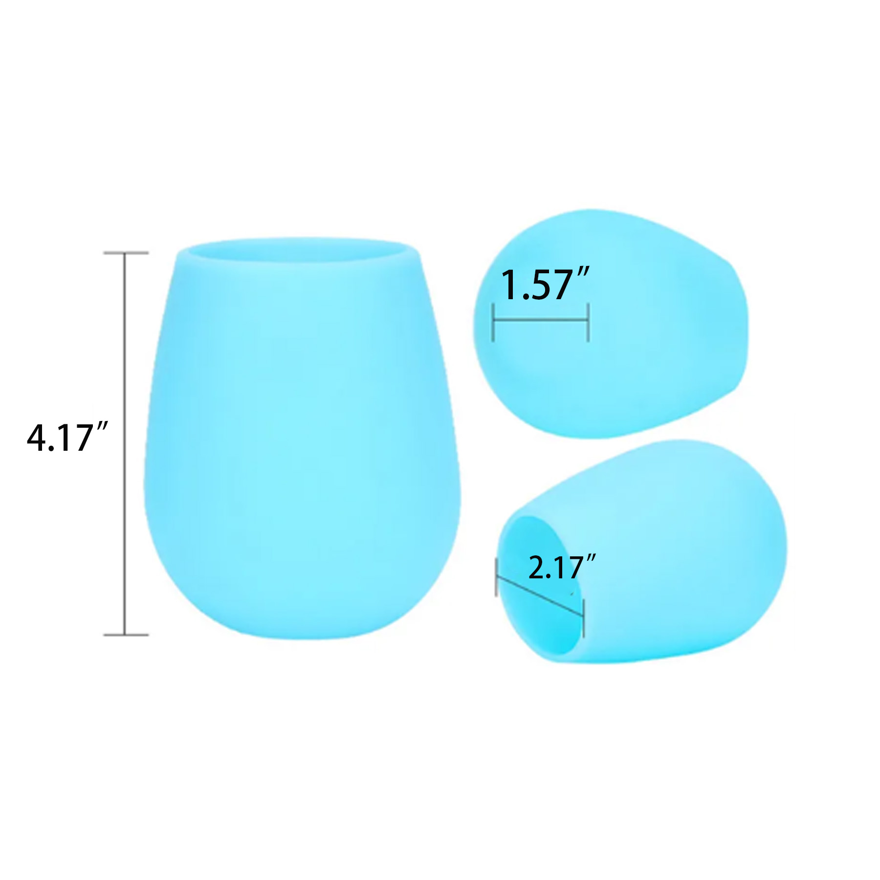 Unbreakable Silicone Stemless Wine Glassware 1