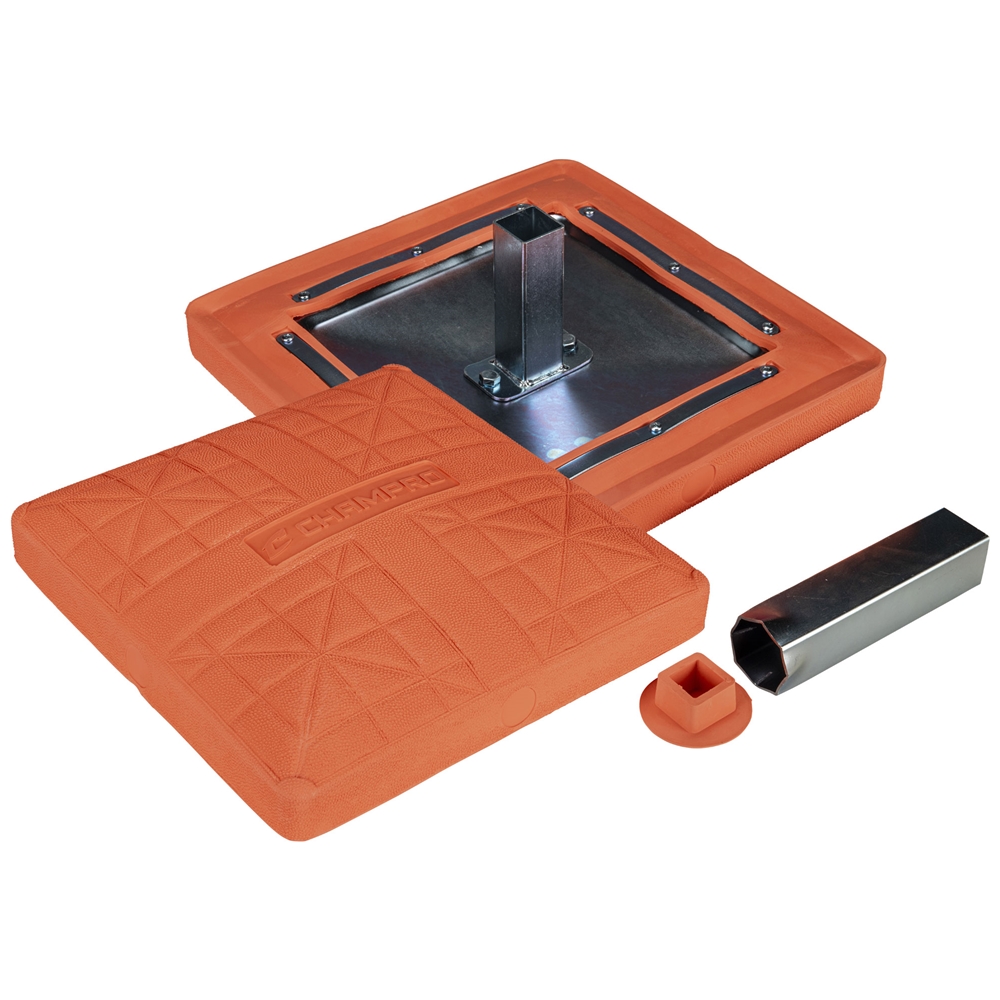15" x 15" x 3" Orange Safety Base