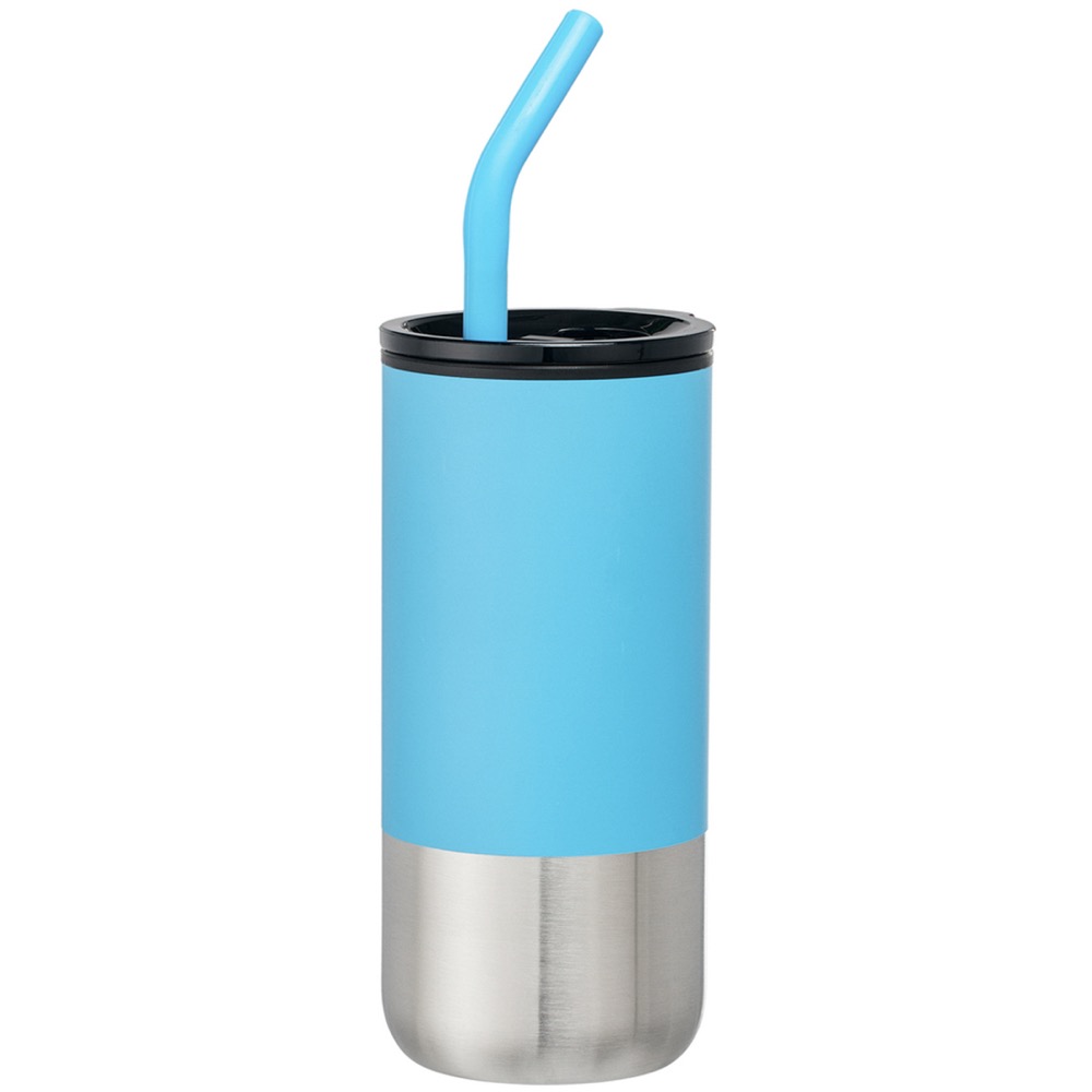 18oz. Stainless Steel Straw Tumbler. 8
