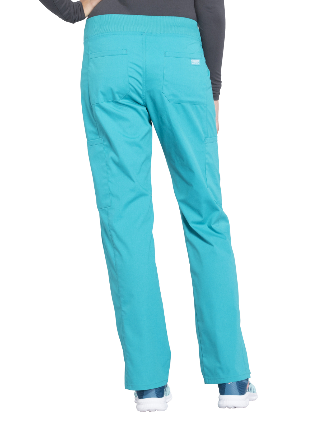 Cherokee - Workwear Professionals - Mid Rise Straight Leg Pull-on Cargo Pant 8