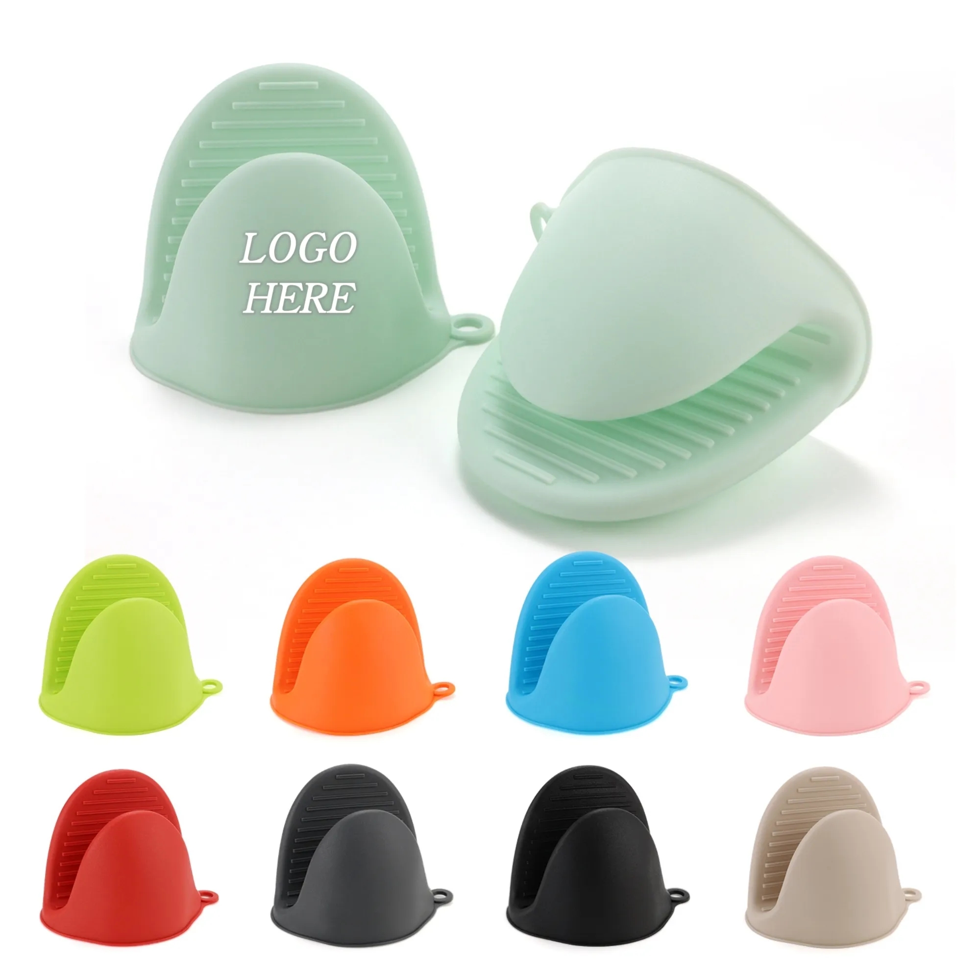 Silicone insulated oven mitt 8