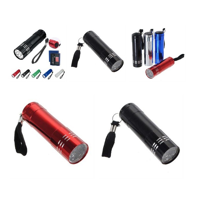 Aluminum Led Flashlight With Strap