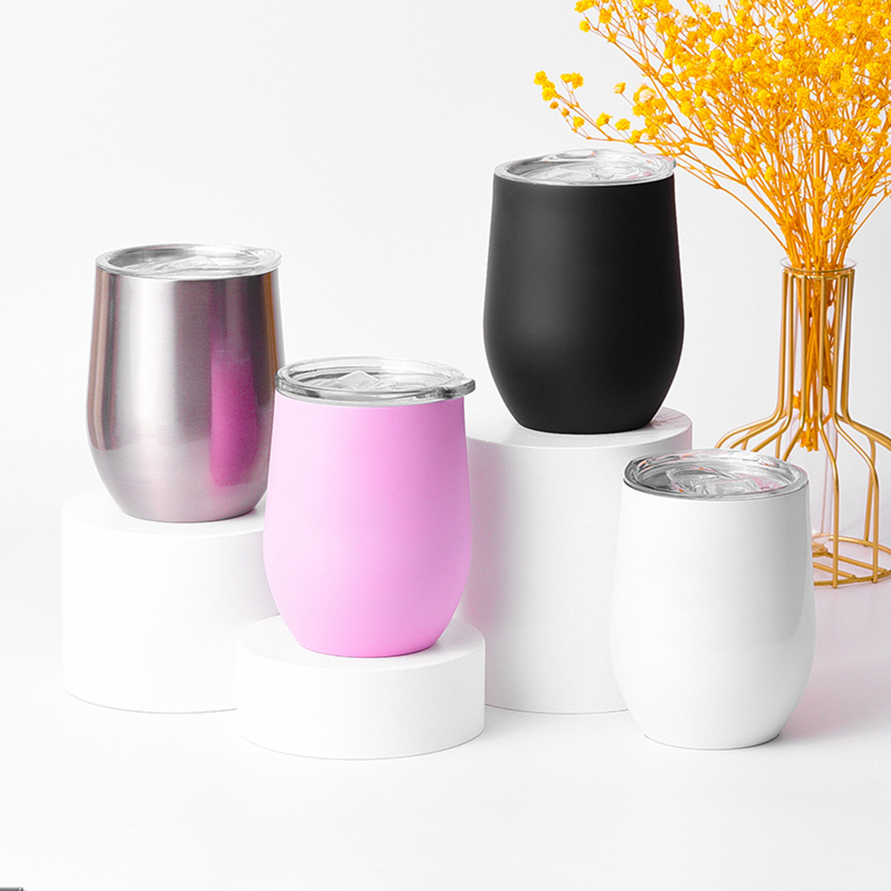 Metal Steel Water Tumblers 2