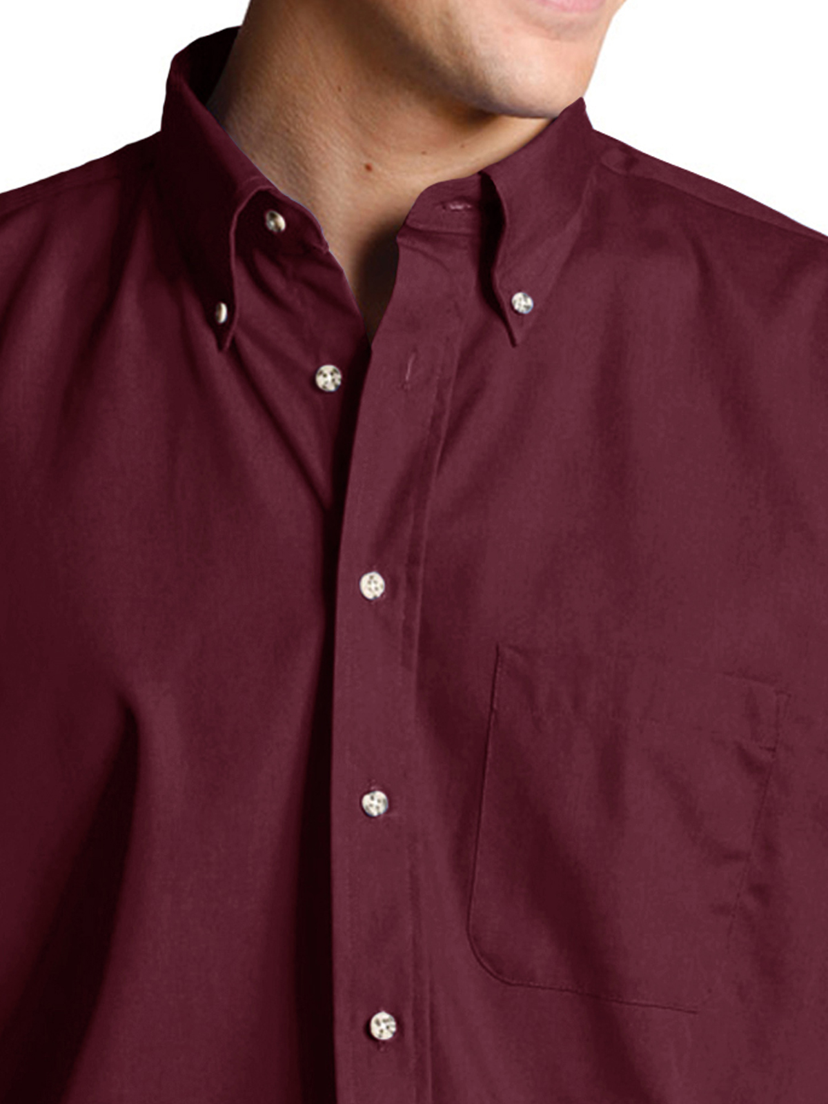 Edwards - Men's 1-Pocket Long Sleeve Poplin Shirt 15