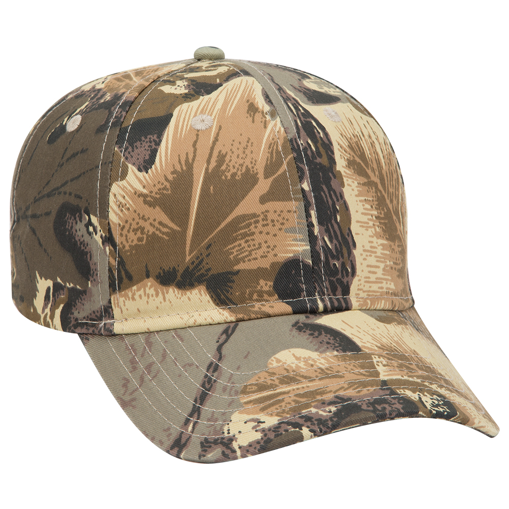 OTTO CAP® Camouflage 6 Panel Low Profile Baseball Cap 9