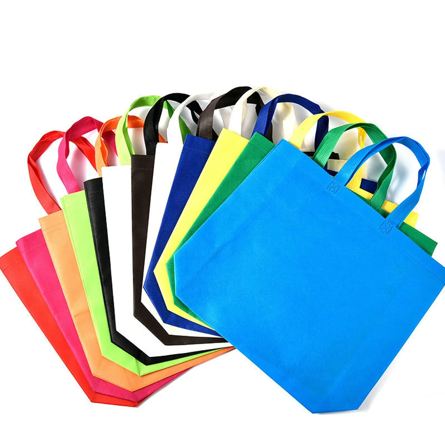 Foldable Large Colorful Reusable Grocery Shopping Bags 3