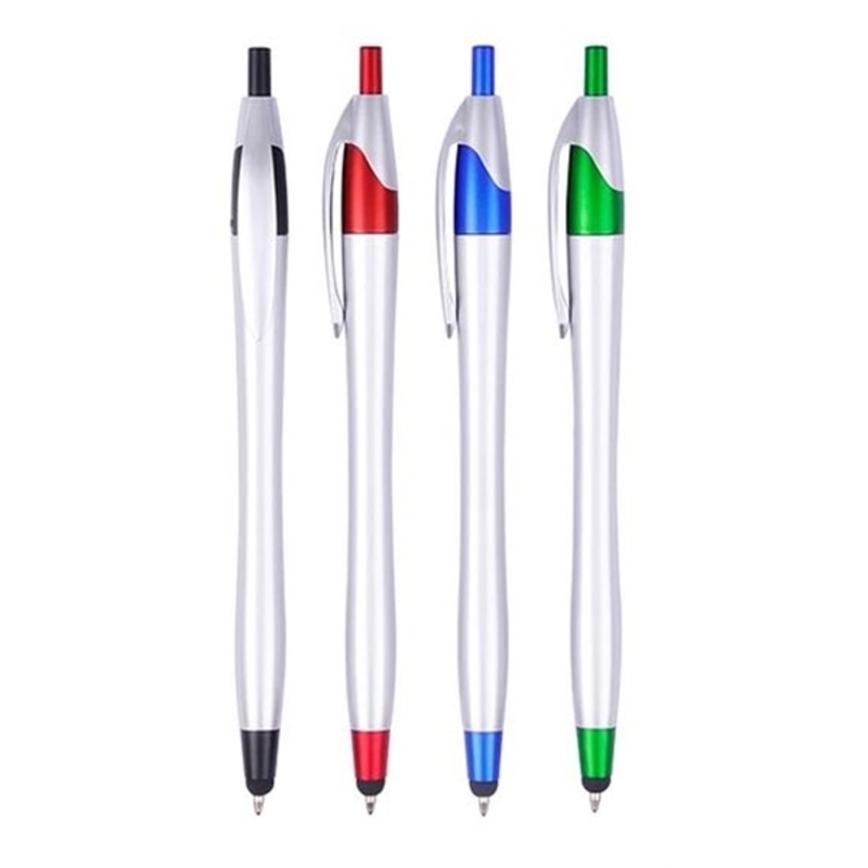 Silver Barrel Stylus Pen 2