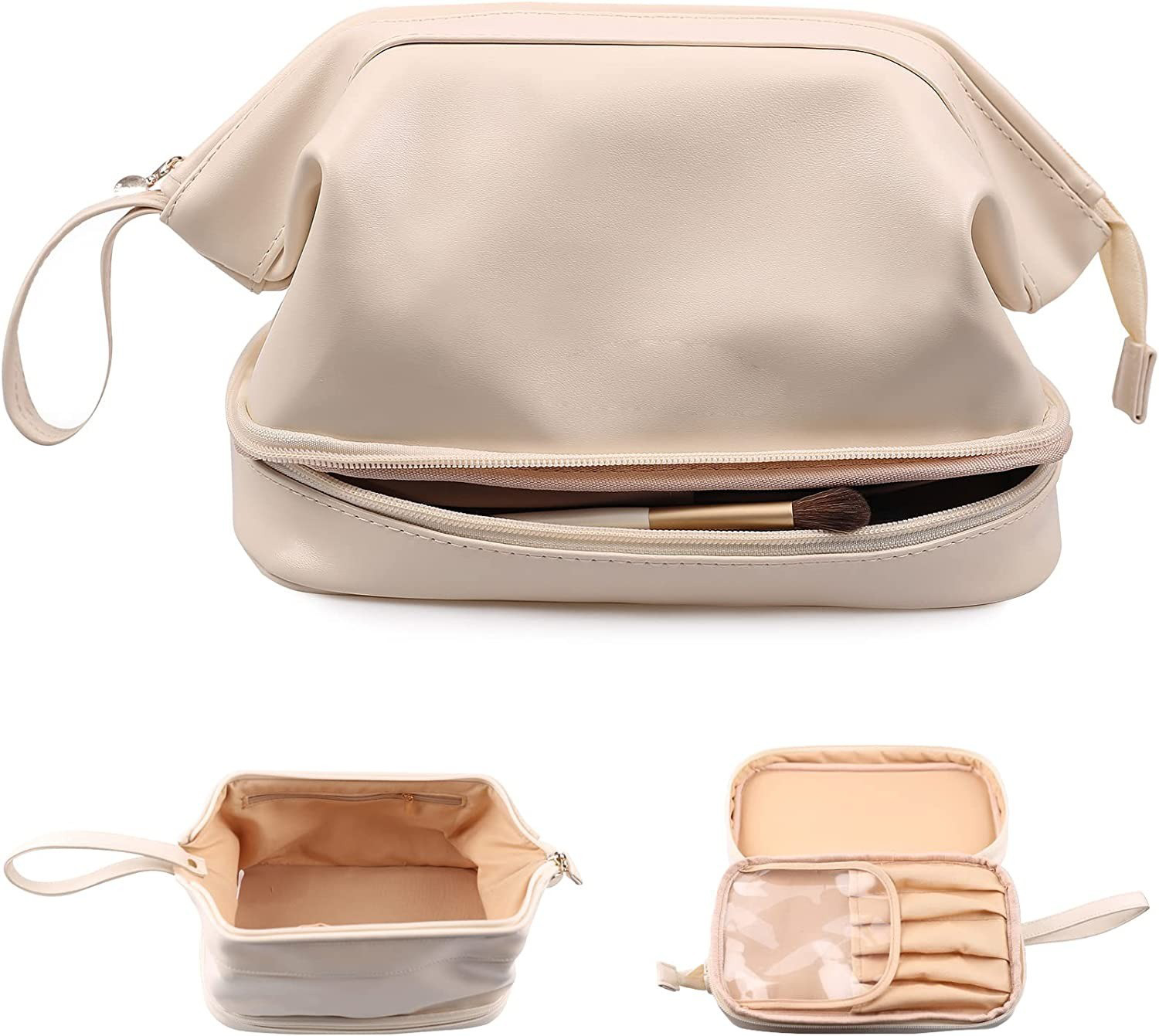 PU Leather Zipper Makeup Bag 9