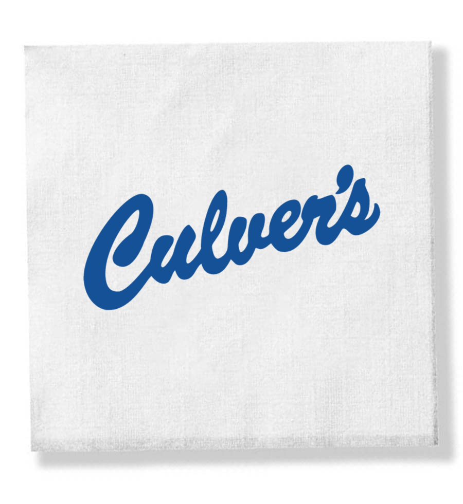 1-Ply White Beverage Napkin - Linen Embossed - High Line