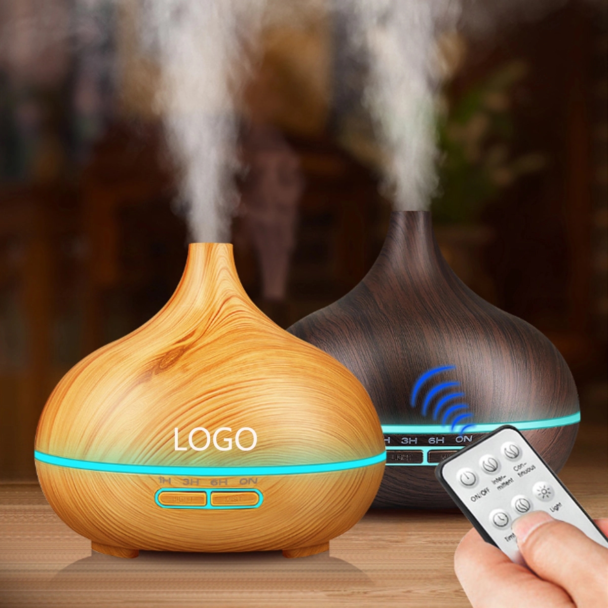 Remote Control Aroma Essential Oil Diffuser Humidifier 2