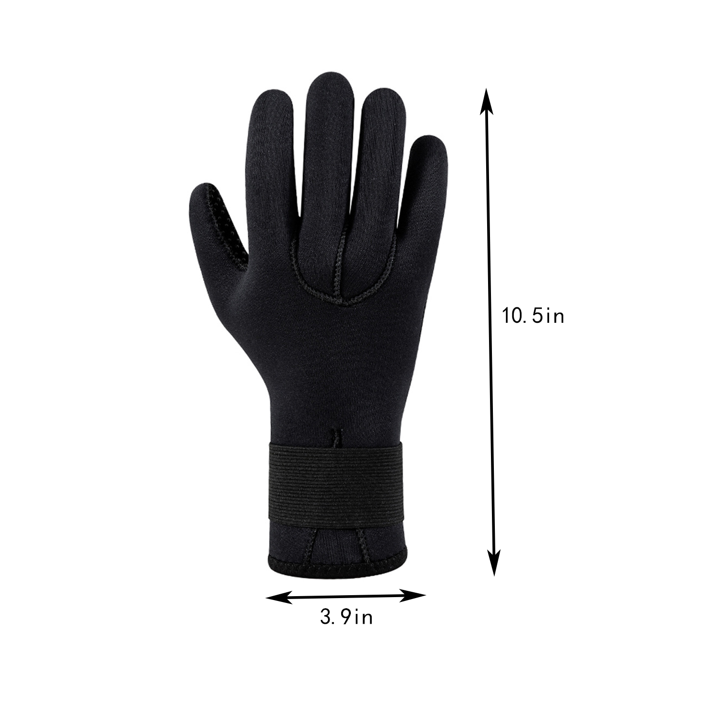 Anti Slip Neoprene Diving Gloves w/ Adjustable Waist Strap 5