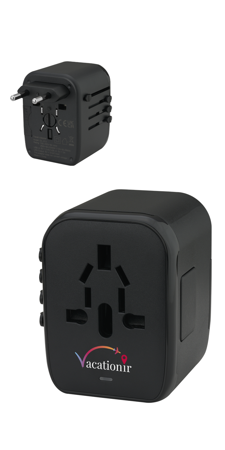 Universal Travel 2 USB / 2 Type-C Adapter 16