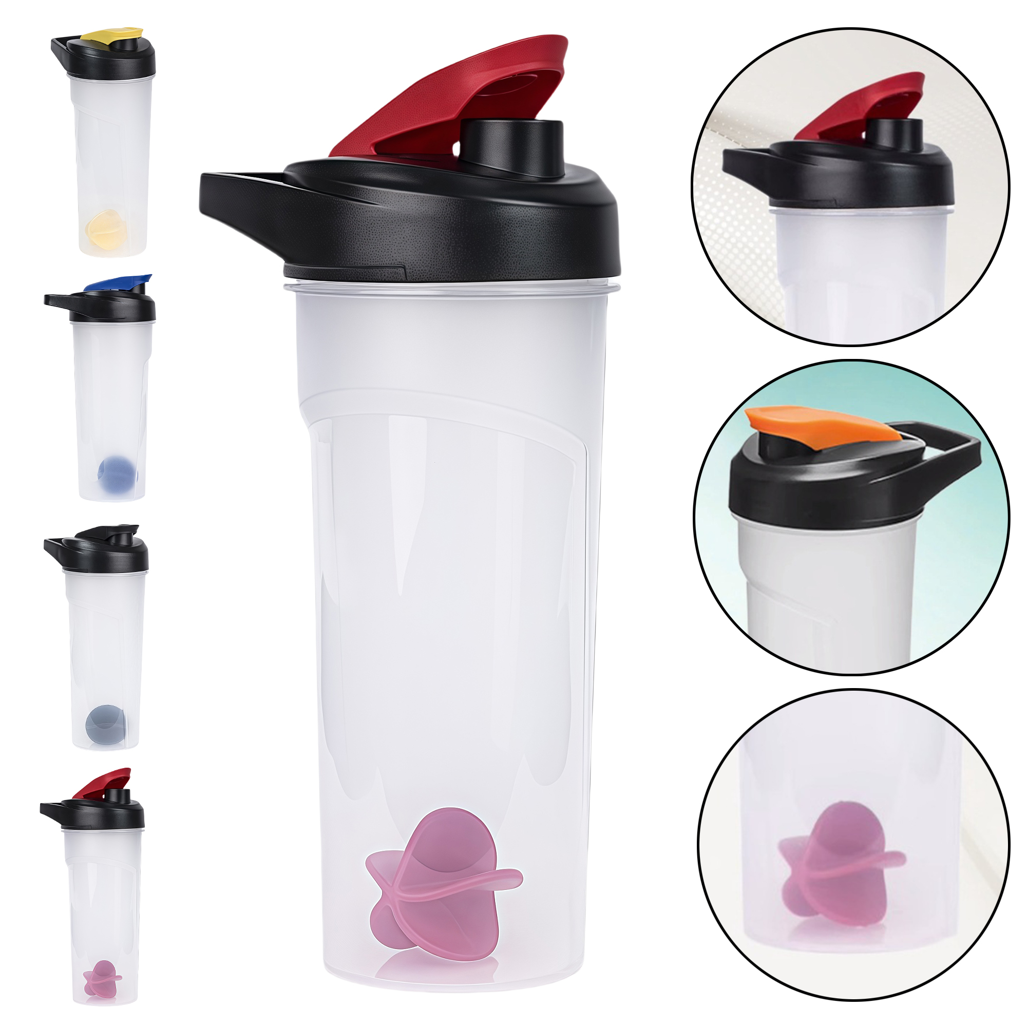 500ML PP Shaker Cup - Durable, Leak-Proof 3