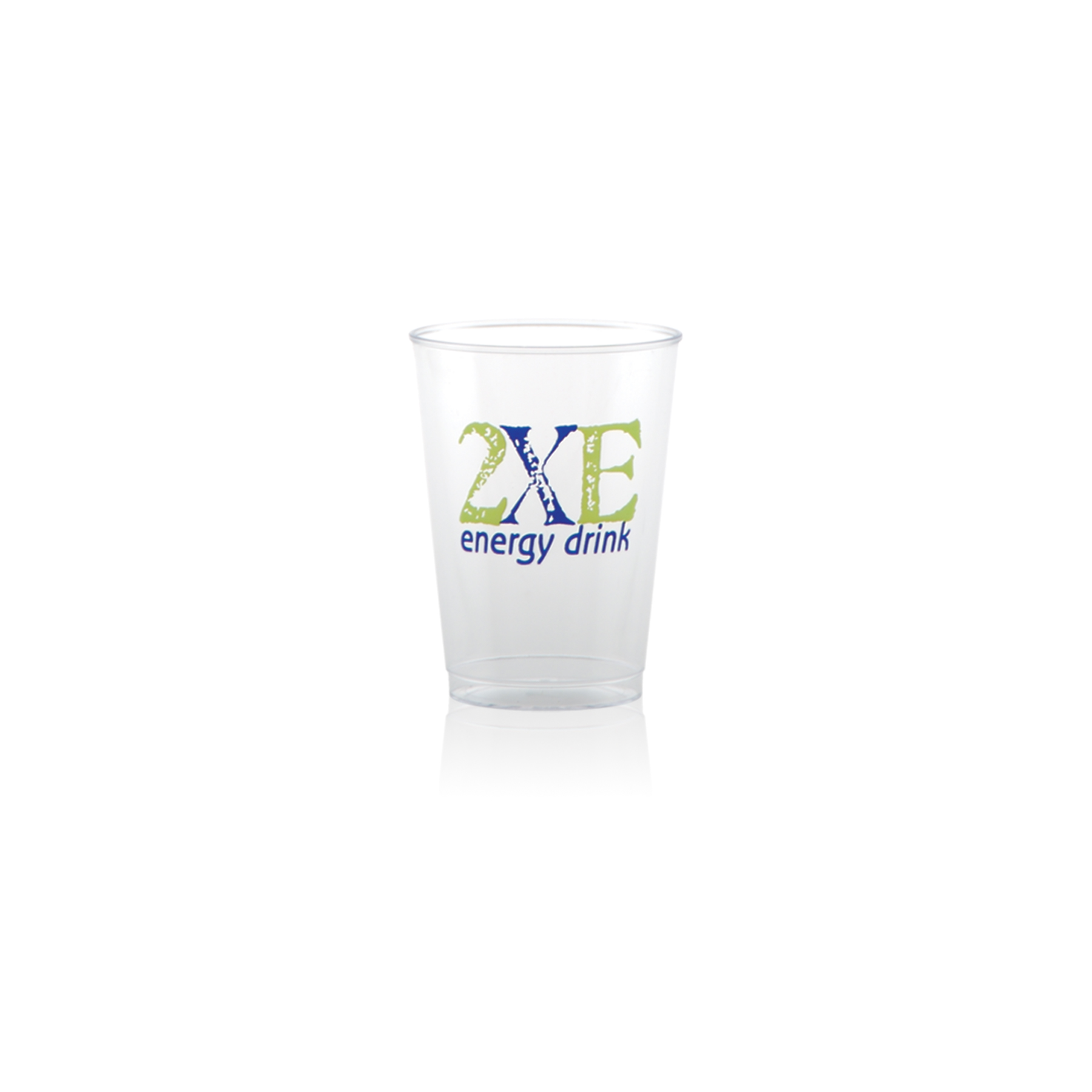 7 oz Hard Plastic Smooth Cup Clear Tradition Print 2