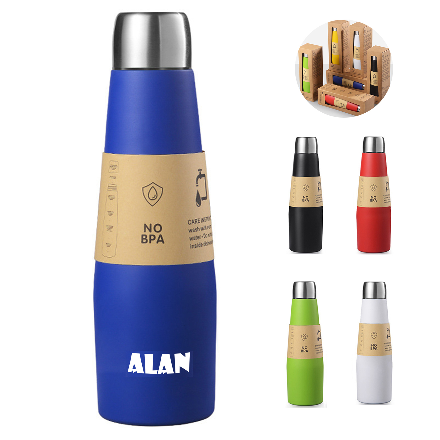 17oz Stainless Steel Vacuum Insulated Coke Bottle 1