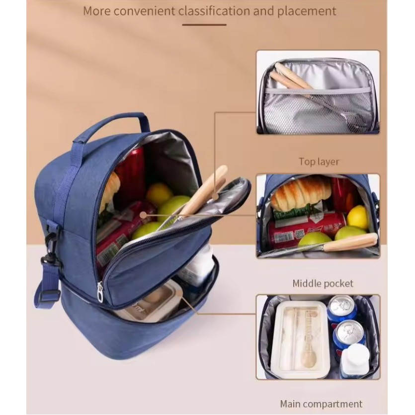 Picnic Leakproof Cooler Lunch Bag 4