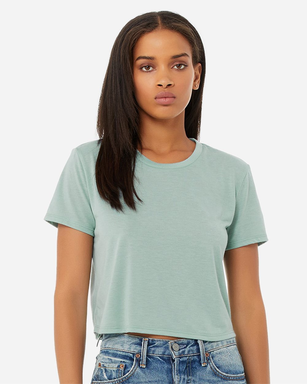 Women's Flowy Crop Tee - 8882 26