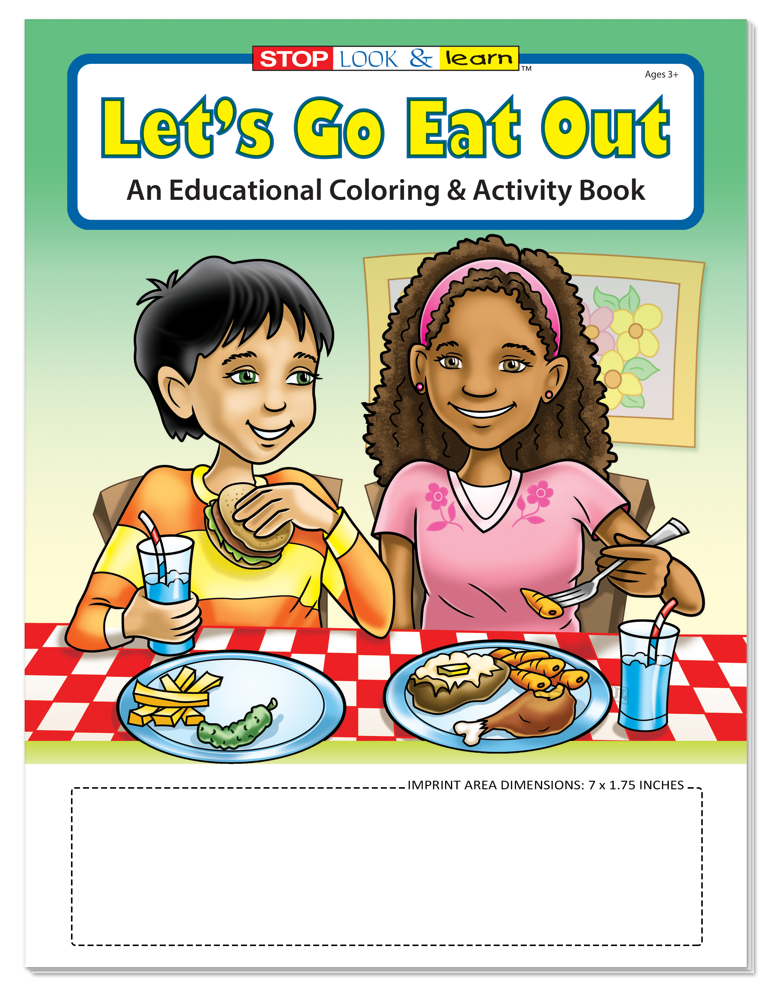 COLORING BOOK - Let's Go Eat Out Coloring & Activity Book 3