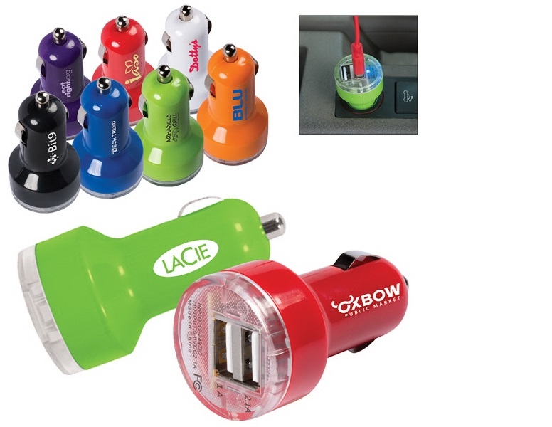 SM00311 - Dual USB Car Charger & Adaptor