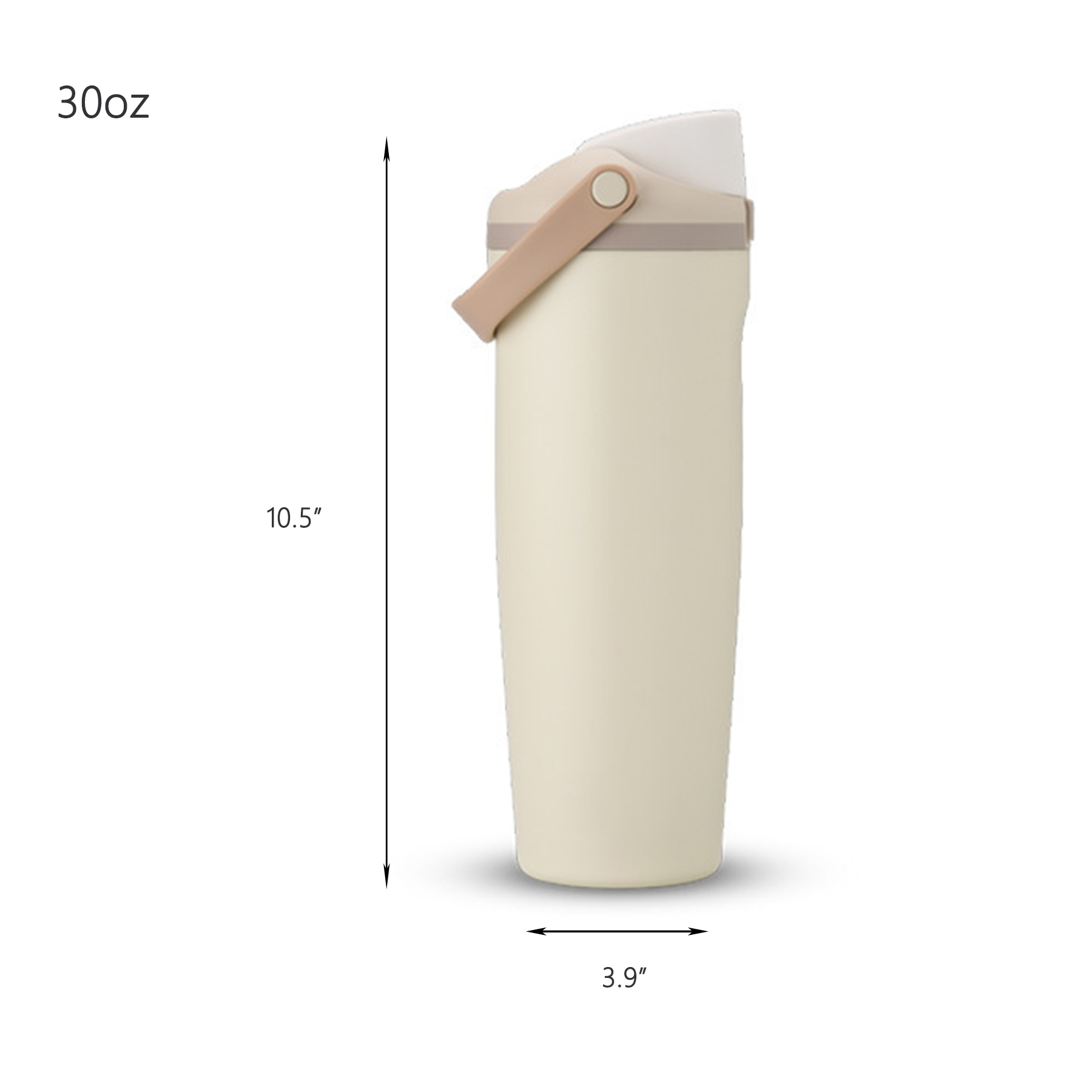 Insulated Stainless Steel Tumbler with Handle 19