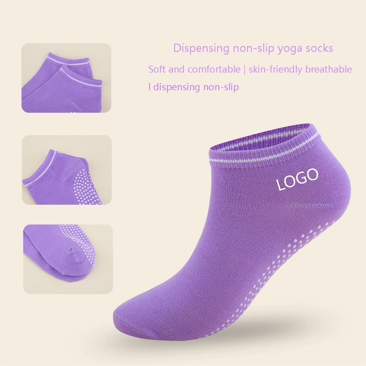 Non Skid Floor Yoga Socks For Women 3