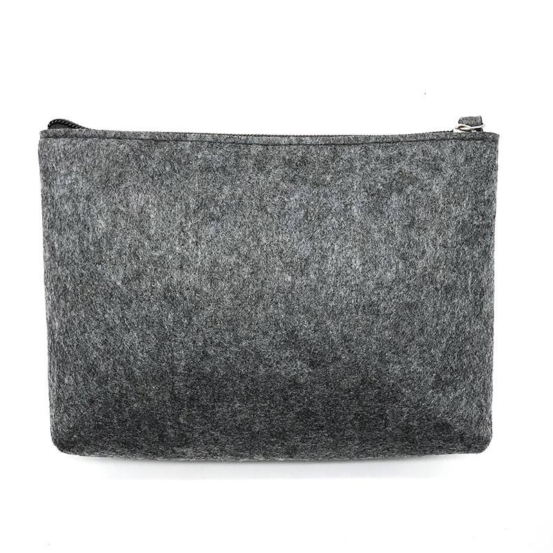 Felt Fiber Makeup Pouch Organizer Pen Gadgets Case 8