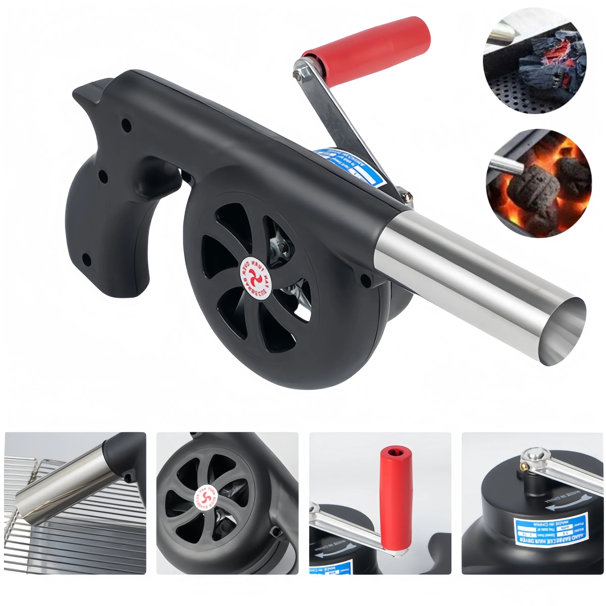Outdoor Cooking BBQ Hand Crank Blowers 2