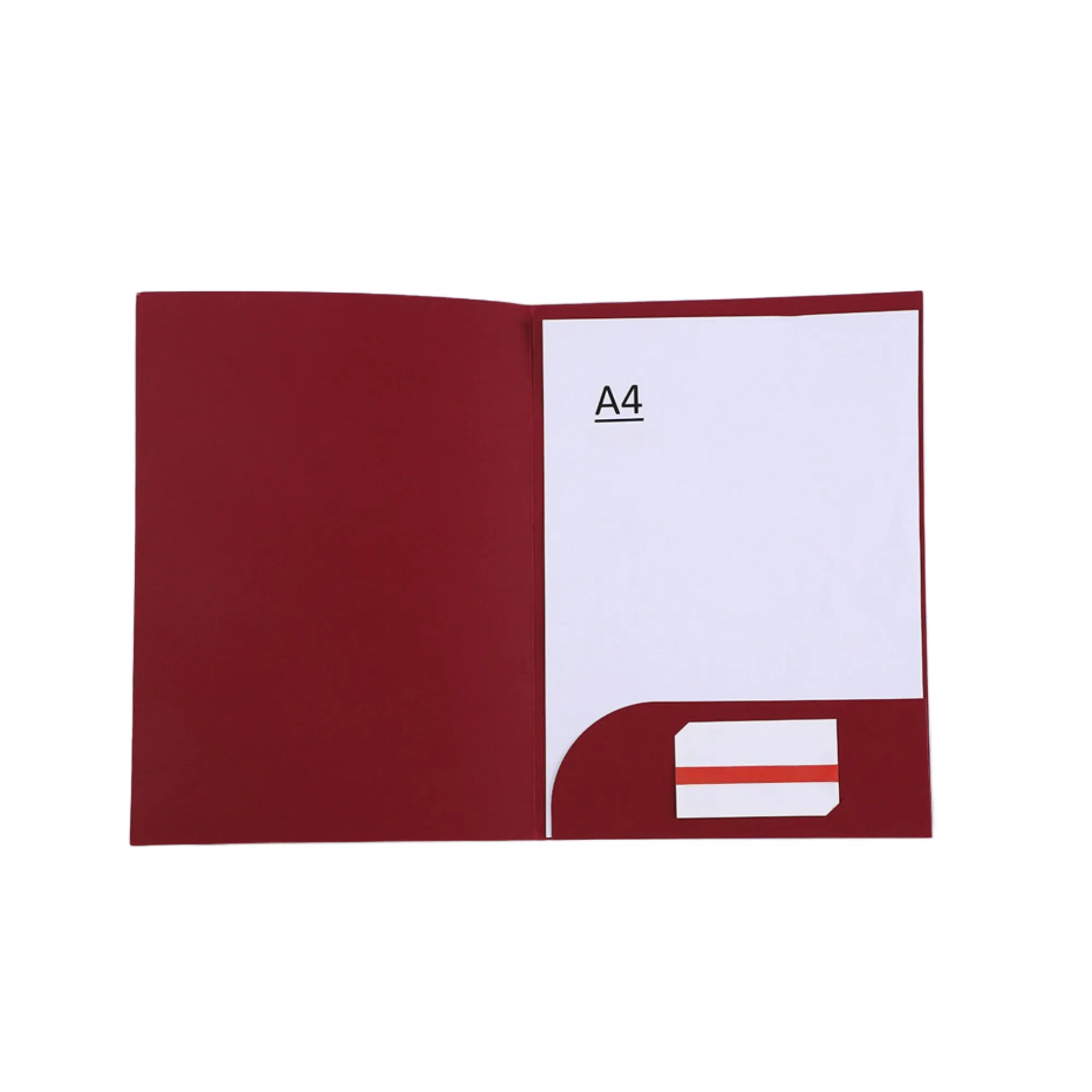 A4 A5 Kraft Paper Insert Folder 5