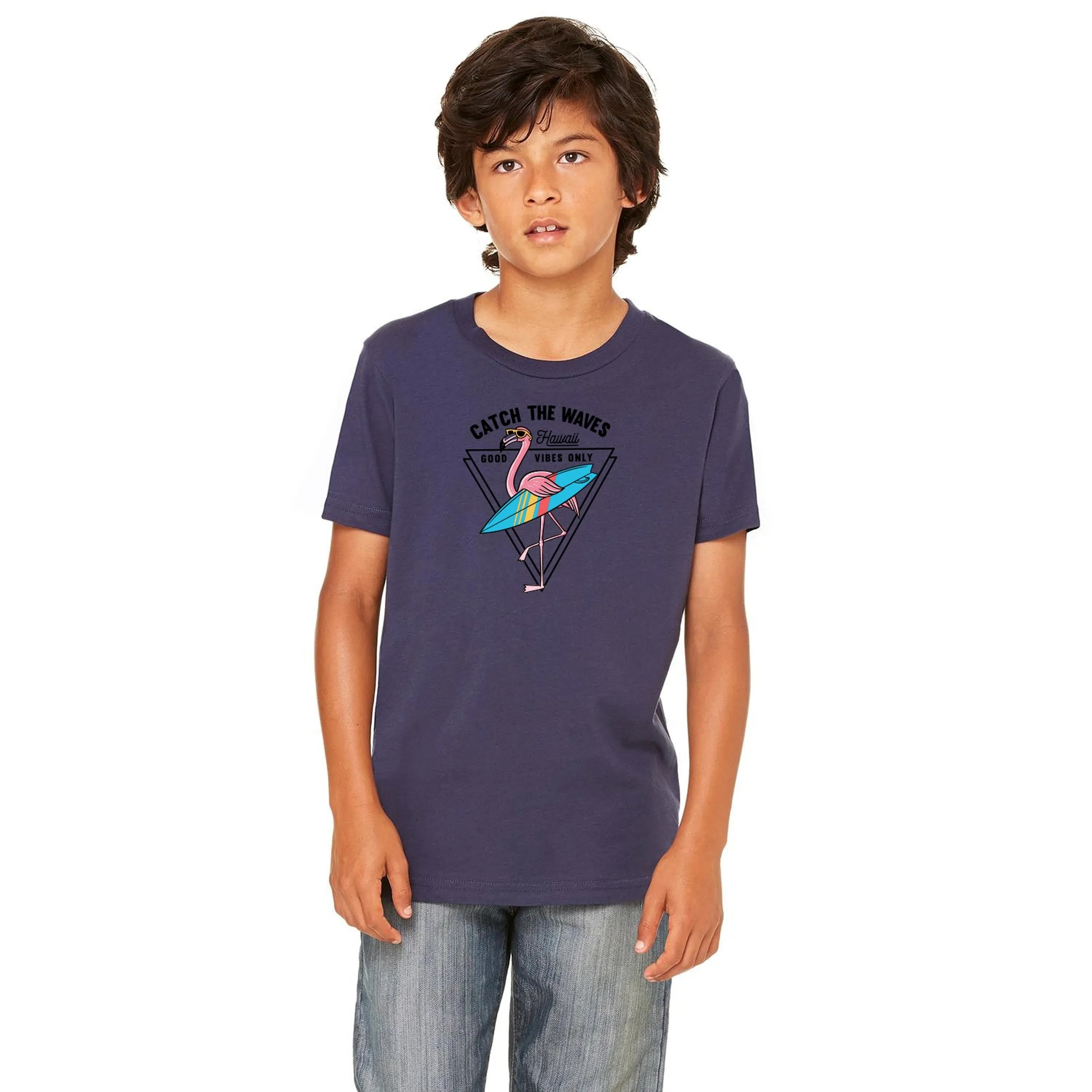 Bella + Canvas Youth Jersey Short-Sleeve T-Shirt 15