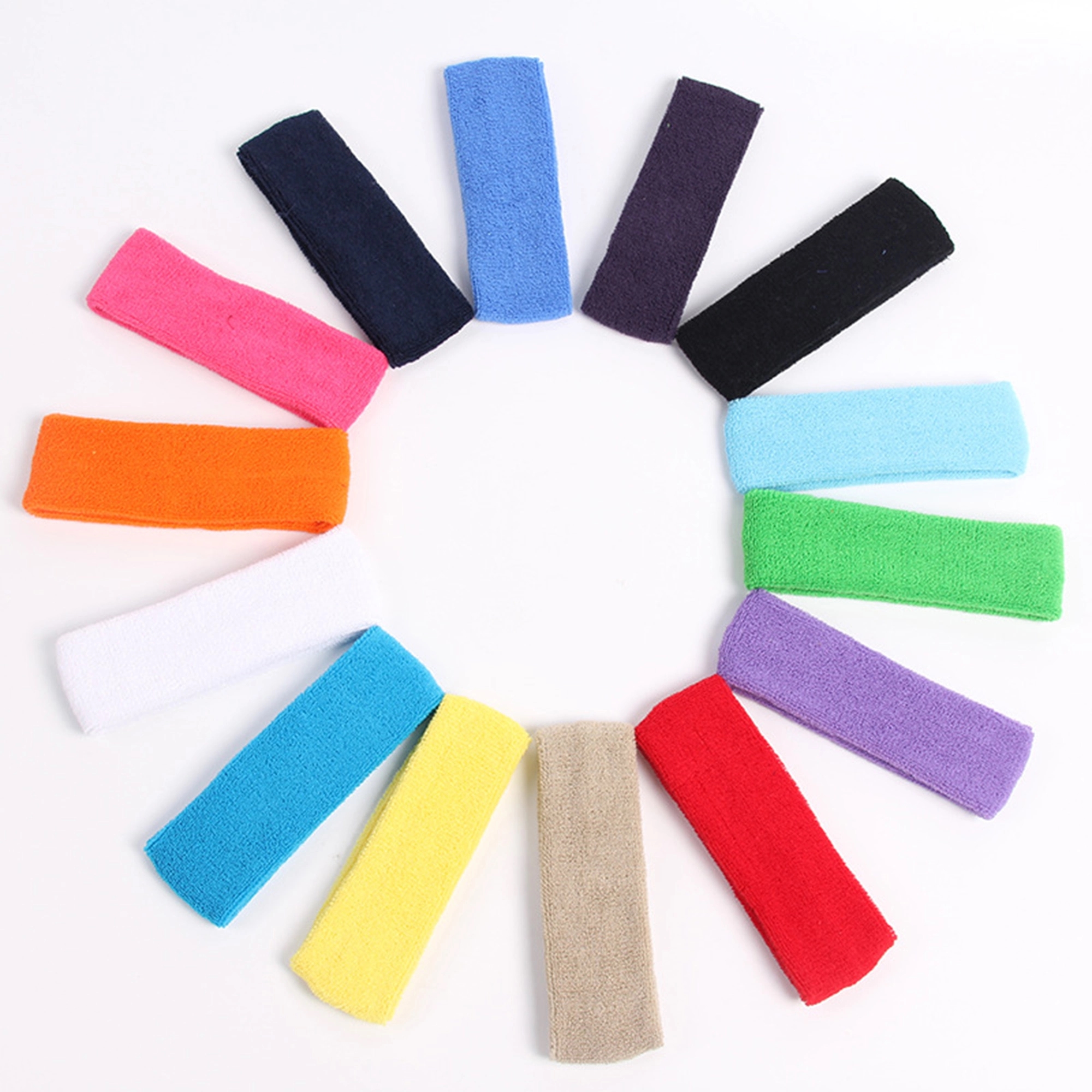 Elastic Sports Sweatband with Direct Embroidery 2