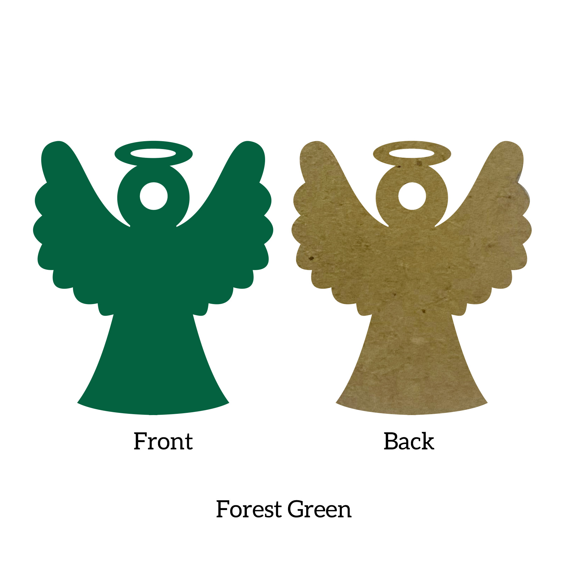 Free Shipping Solid Color Christmas Ornament - Angel 2