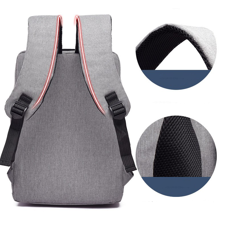 Slim Durable Laptops Travel Backpacks with USB Charging Port 10