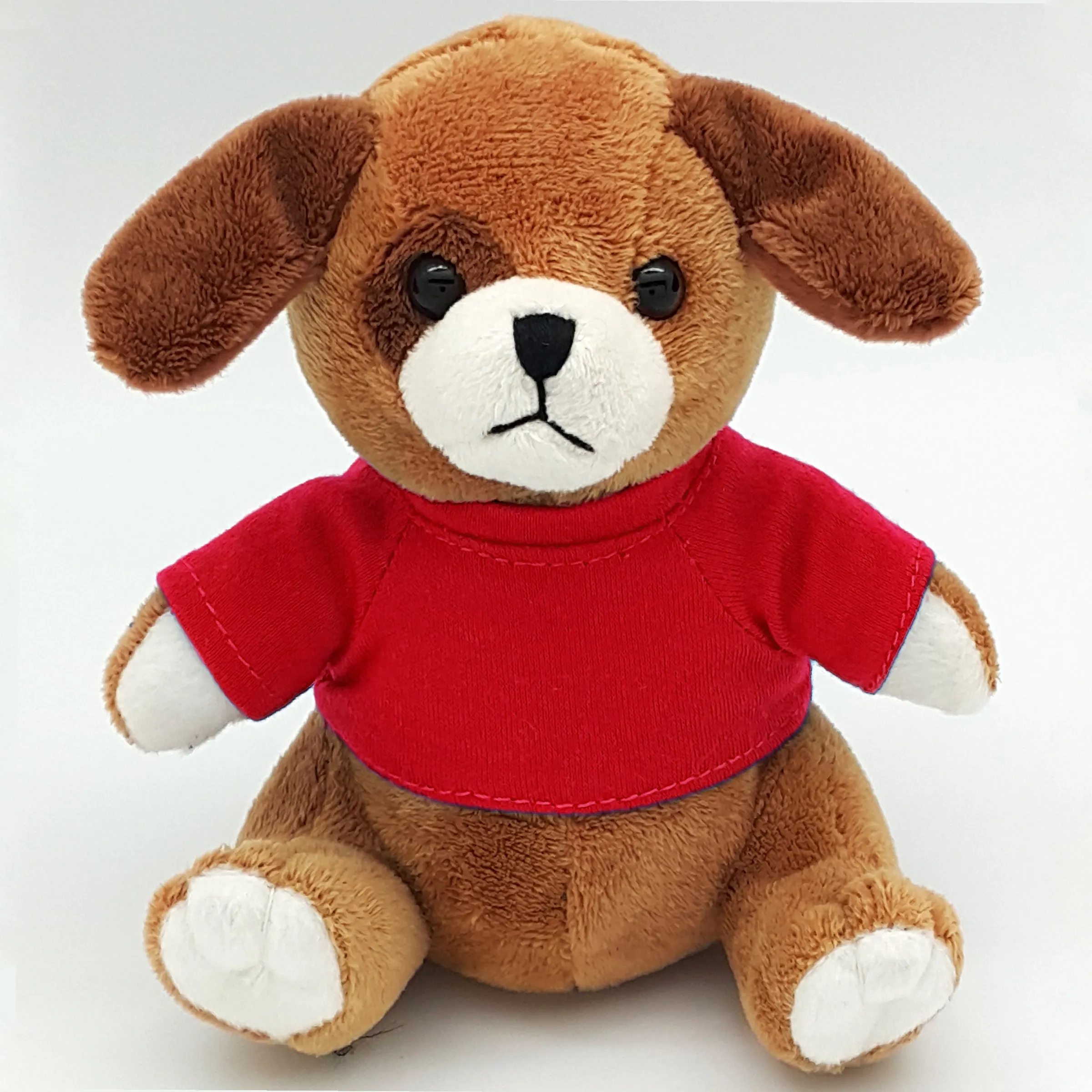 6" Beanie Dog with Embroidered Eyes 15