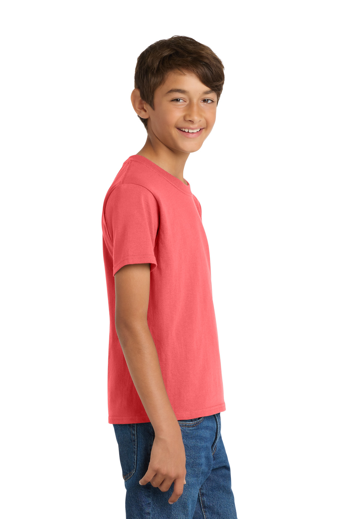 Port & Co Youth Core Cotton Tee. PC54Y 12