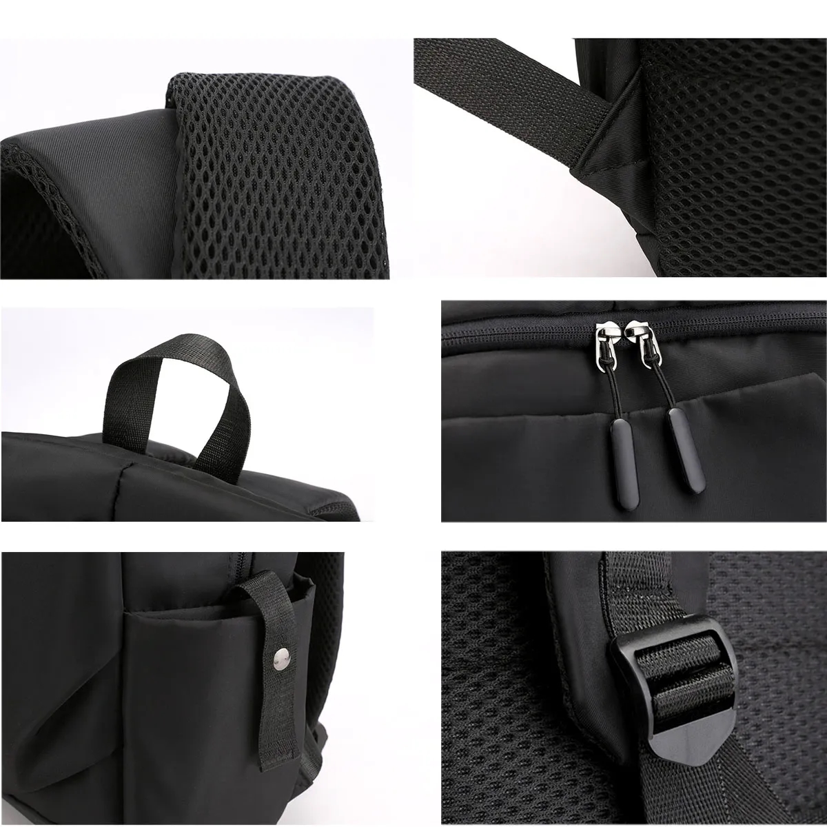 Lightweight Laptop Backpack with USB Charging Port and Headp 3