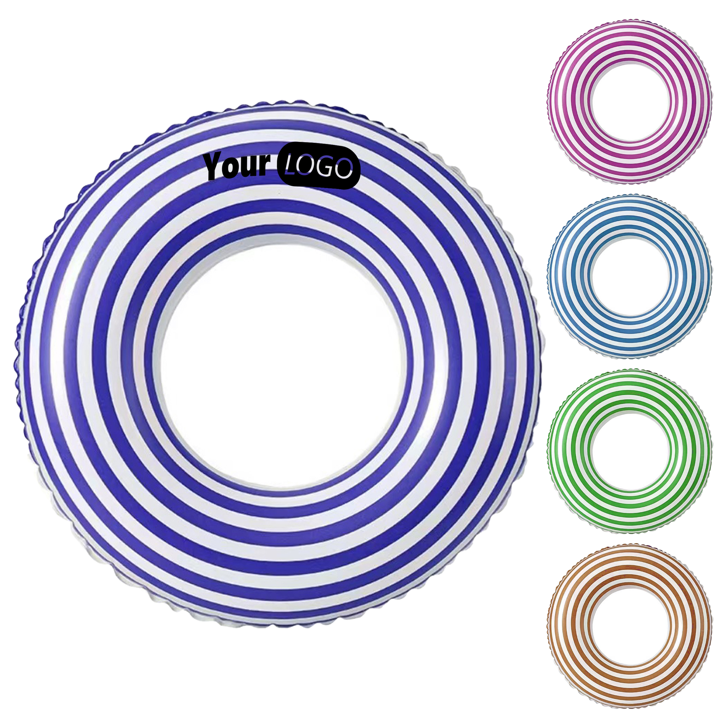 Pvc Eco-Friendly Customizable Swim Ring For Promotions And Fun 2