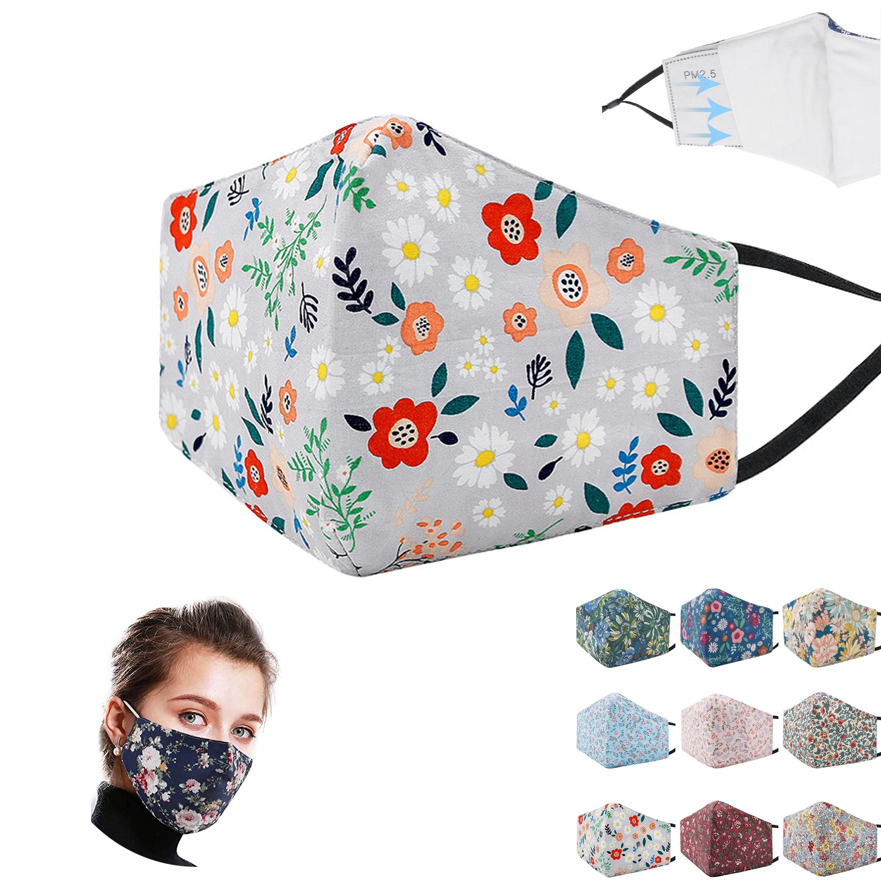 Fashion Design Cotton Face Masks For women 2