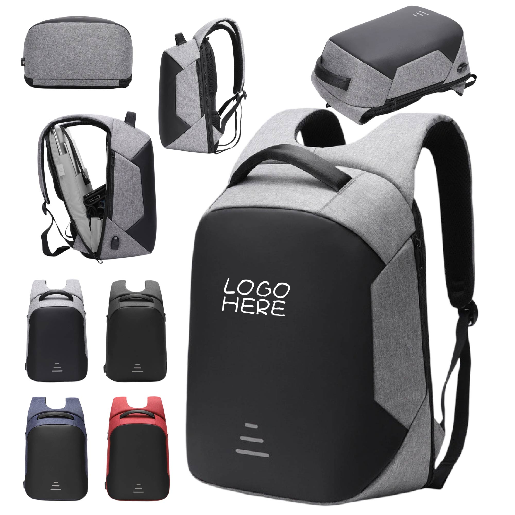 Oxford Anti Theft Backpack 1