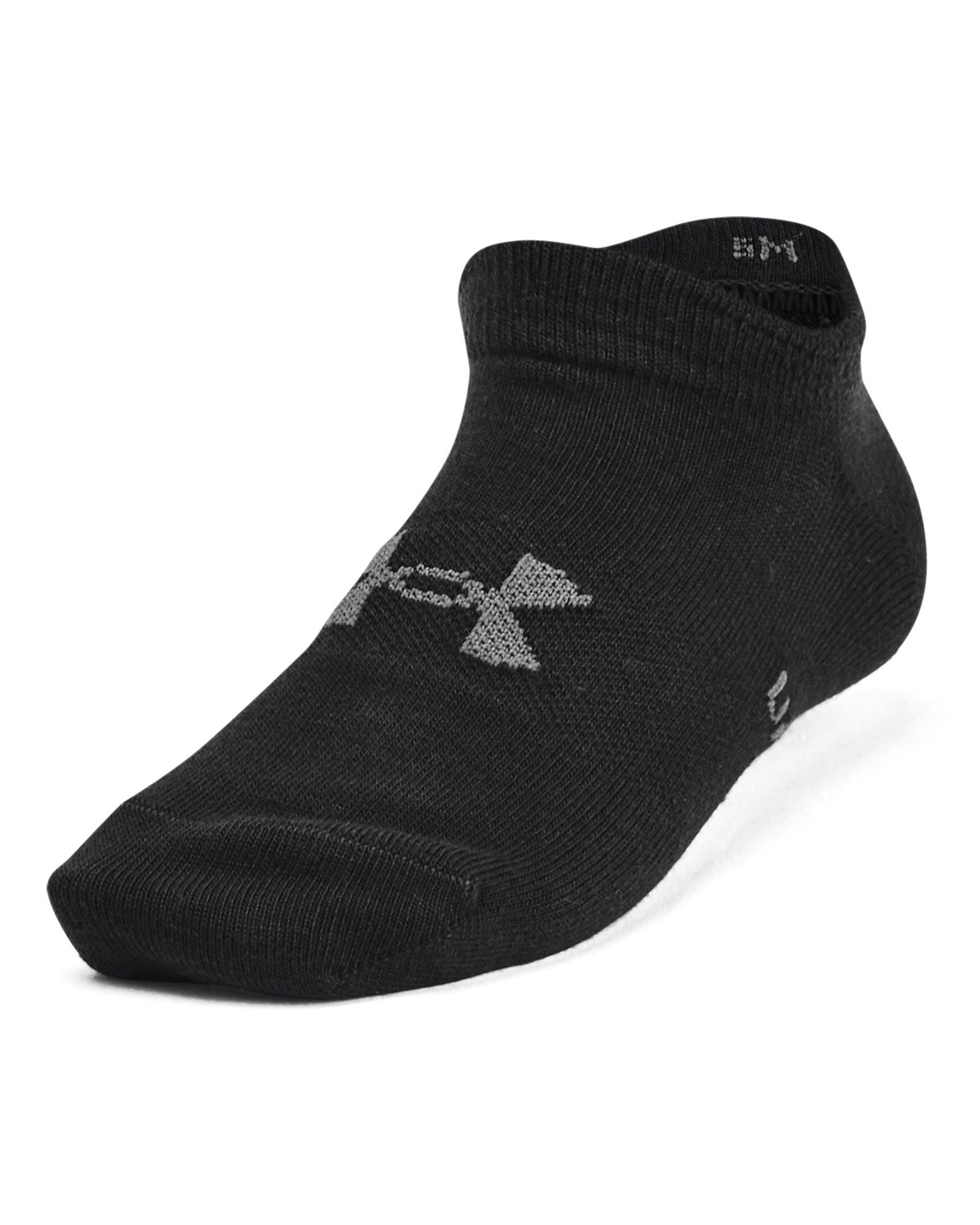 UA Essential Kids' 6-Pack No Show Socks 1