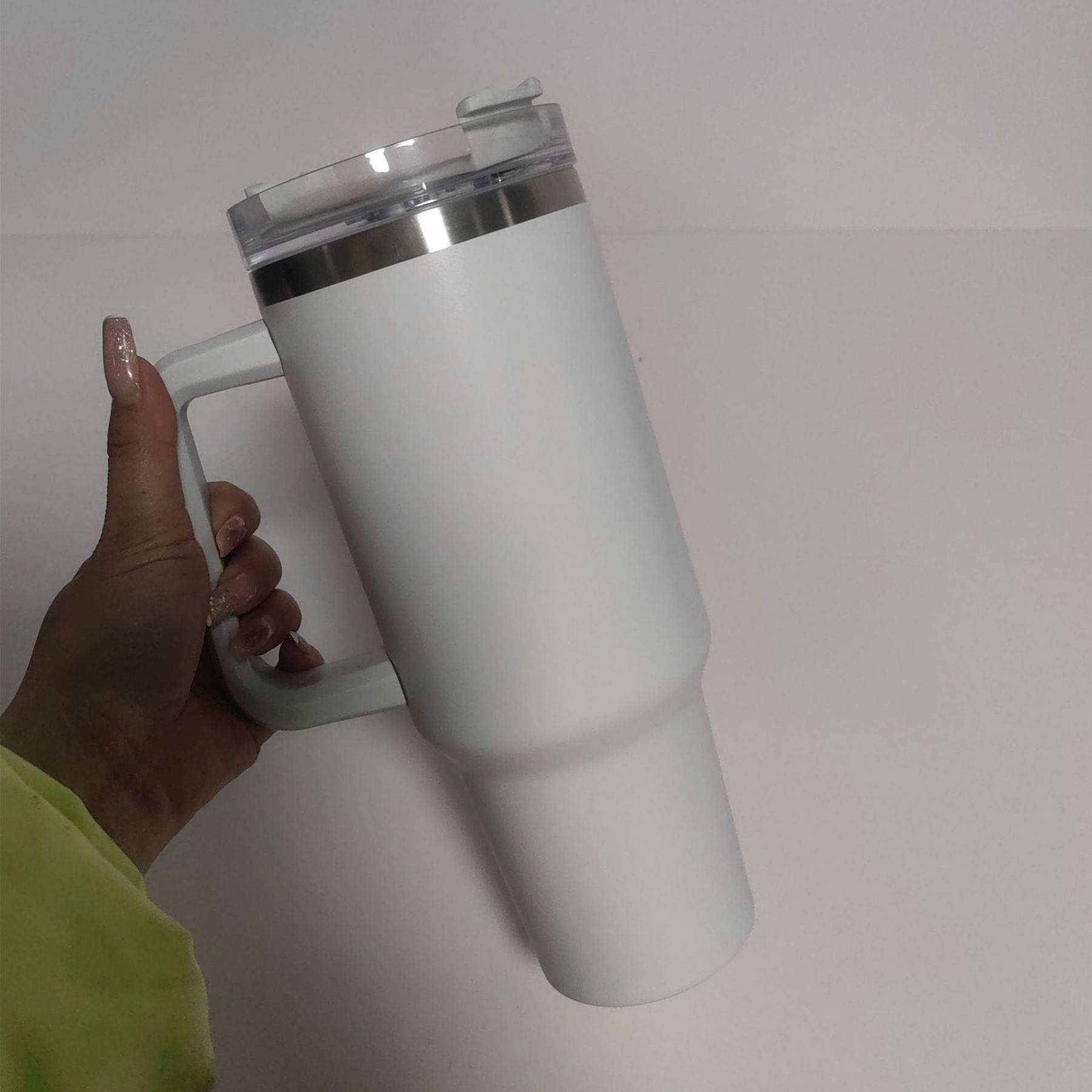 40 Oz Large Capacity Stainless Steel Car Cup With Handle 10