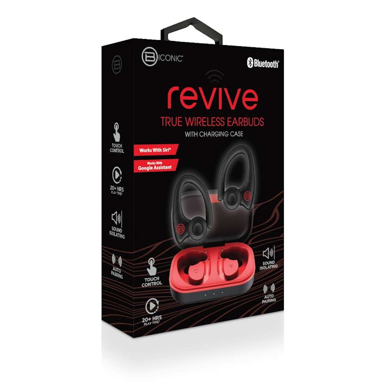 Revive Sport True Wireless Earbuds - Black 1